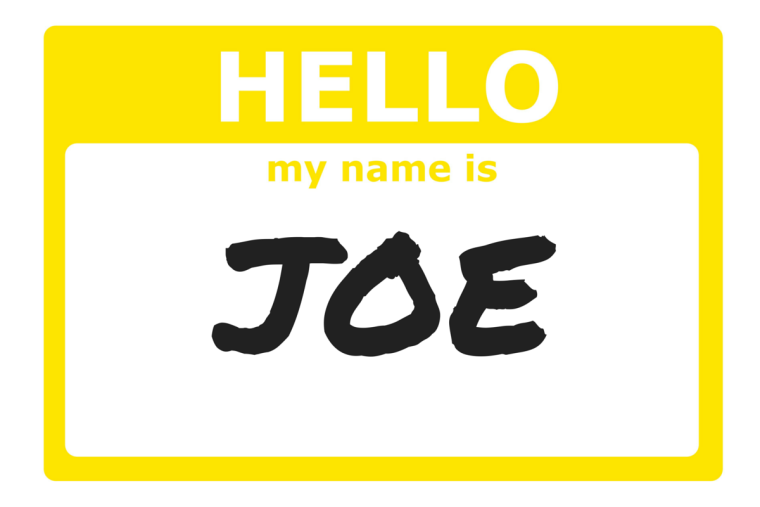 Hello Name Tag